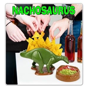 NEW 🦖The Nachosaurus! Dinosaur chip and dip or taco holder